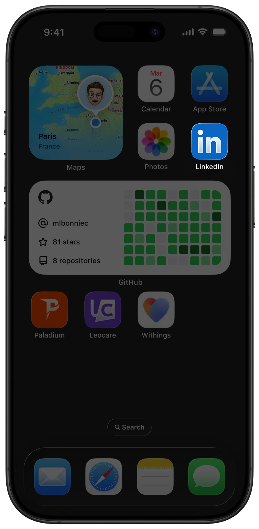 iPhone 16 Pro focused on a LinkedIn application icon