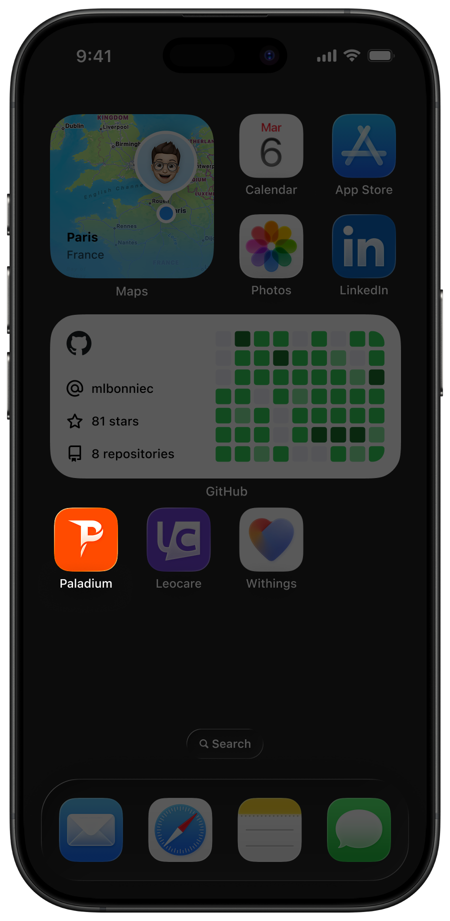 iPhone 16 Pro focused on a Paladium application icon