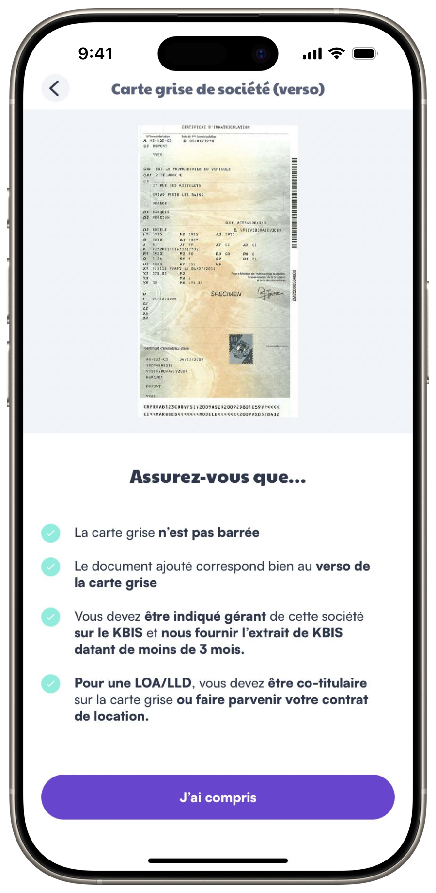 Leocare iOS Application Registration View