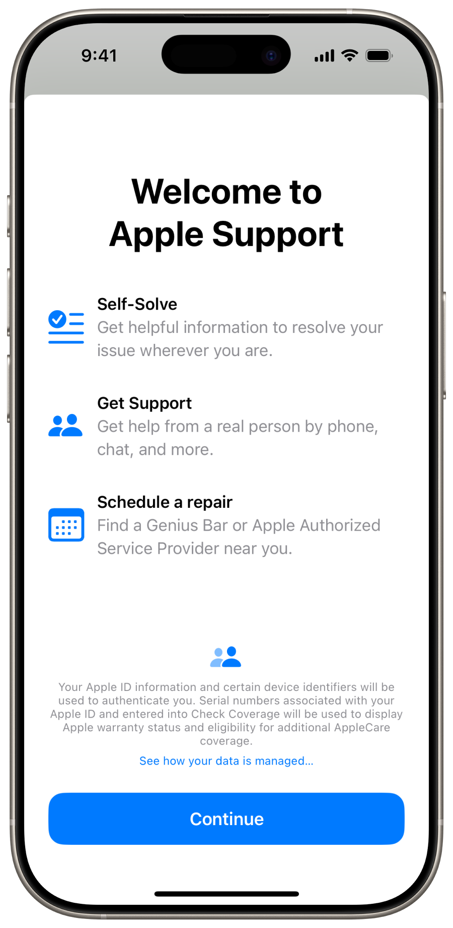 iOS Support OnBoarding View